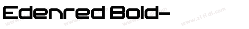Edenred Bold字体转换